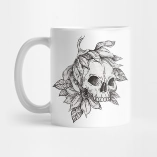 Floral skull Mug